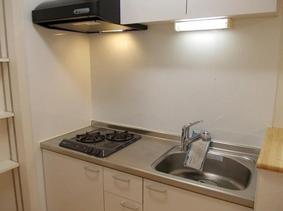 【キッチン】 | アニューグレイス新井薬師 | 2口ガスシステムキッチン。
