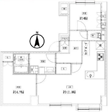 【間取り】 | シーアイマンション立教前 | 内装リフォーム済みのお部屋となっています。南向きなので、陽当たり・通風良好です！