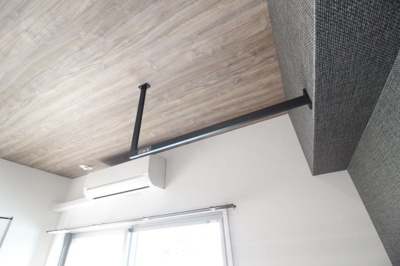 【設備】 | Broad阿倍野阪南町Residence | 室内パイプハンガー