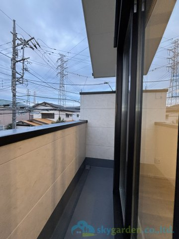 平塚市御殿1期　新築戸建　全1棟1号棟のバルコニー