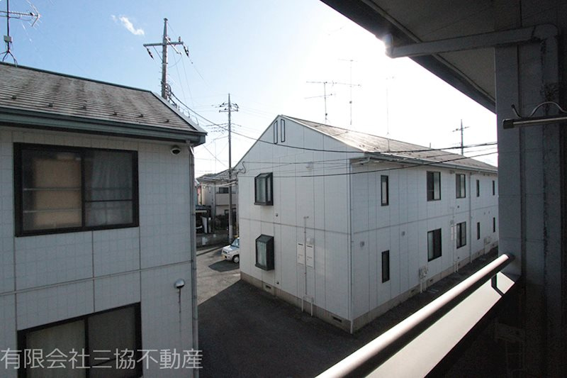 飯能市本町のアパートの展望