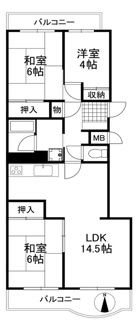 【間取り】 | メゾン千里丘A棟