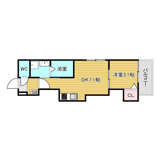 ソラーレ吹田の間取り