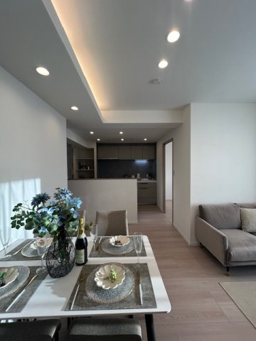 タウンシップ文京根津の居間・リビング|使いやすい居間です