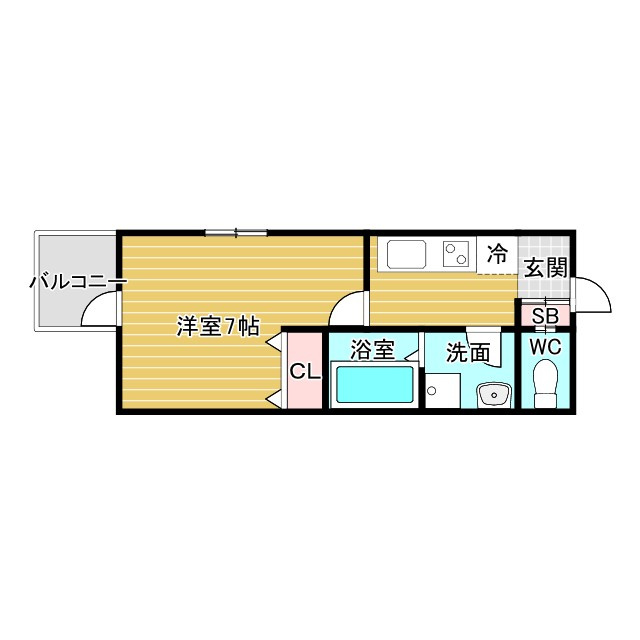T’sTERRACE Ishibashi WESTの間取り