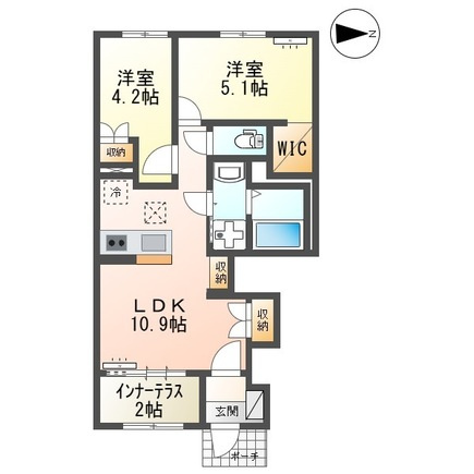 グリーンコート 西ノ原の間取り|間取図