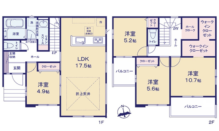 廿日市市四季が丘５丁目の間取り