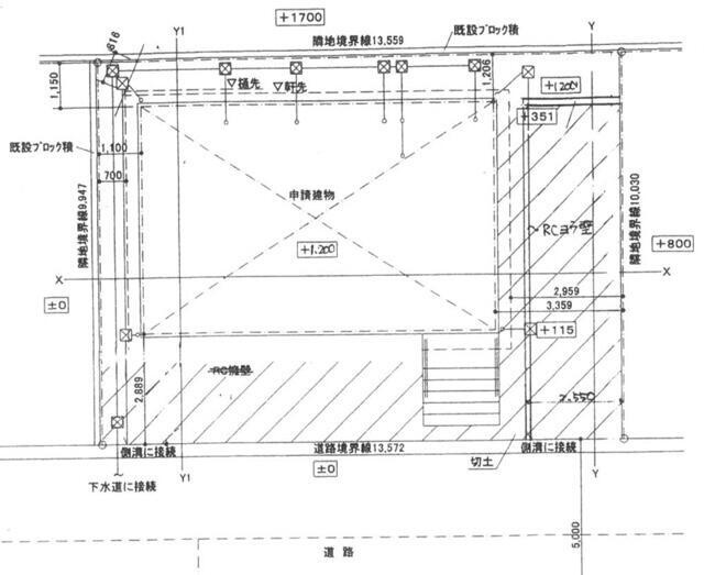 名古屋市天白区平針南４丁目の売地の区画図