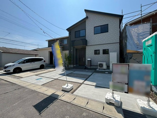 新築戸建　大垣市禾森　全8区画分譲の外観|「現地（2026年4月3日）撮影」　　
■外観写真　
■ヤマダ不動産　株式会社リライフ　