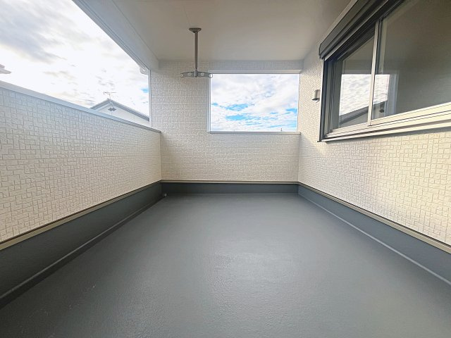 新築戸建・新築建売　郡山市富久山町久保田第29　行健小・行健中のバルコニー