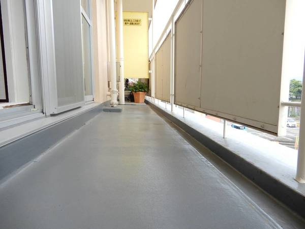 ビレッジハウス大淀2号棟のバルコニー|ビレッジハウスの同一物件・同一タイプの間取りの写真です