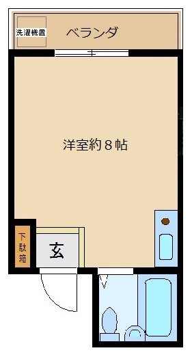 喜志マンションの間取り