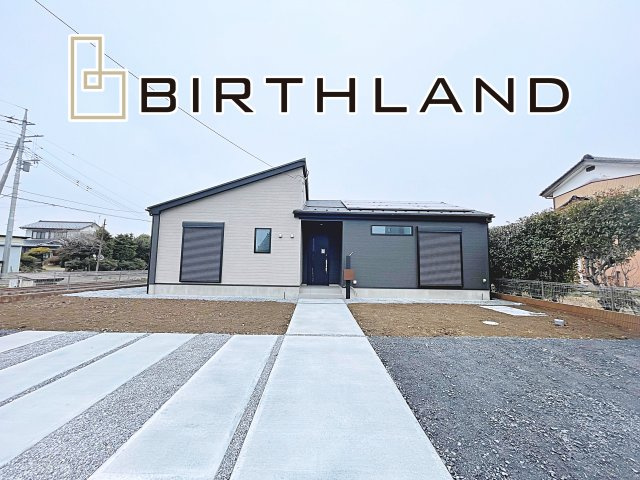 新築建売・新築戸建て　羽生市加羽ヶ崎　GRAFARE　全2棟の外観|〈2号棟〉3LDK+WIC×2+パントリー+SICで収納豊富な平屋建て住宅！