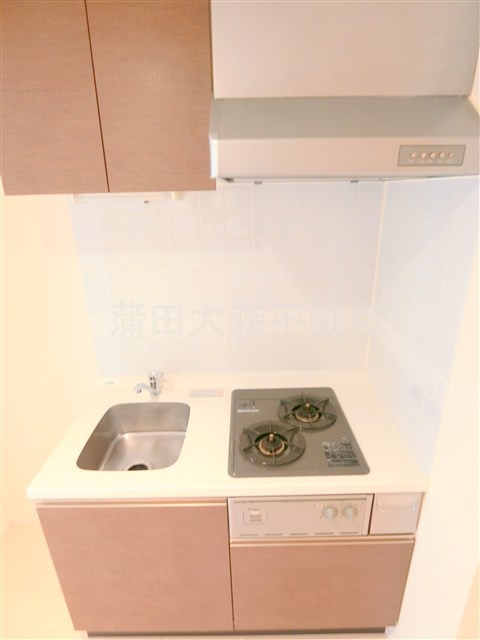 メインステージ西蒲田Ⅱのキッチン|2口ガスシステムキッチン