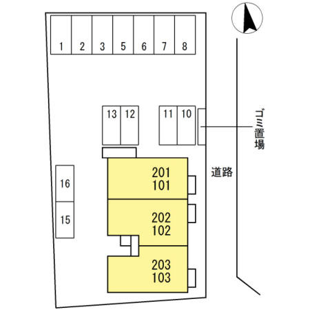 【区画図】 | サンハイムＳ＆Ｈ