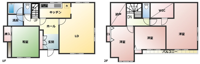 【間取り】 | 佐野市閑馬町　4SSLDK