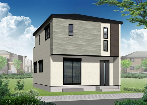 【外観】 | 【仲介手数料０円】相模原市第1中央区横山　新築一戸建て　 | 外観パース　相模原市第1中央区横山　新築一戸建て　