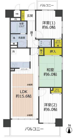 【間取り】 | S52142-ｺｽﾓ吉田近衛通