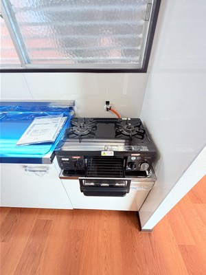 中広川戸建の設備|ガスコンロ設置済みです