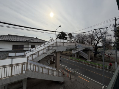 【展望】 | 押本ハイツ | 前面に建物が無いために開放感のある眺望です。