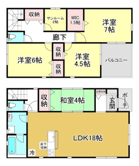 【間取り】 | 大津市坂本2丁目1-24　新築分譲