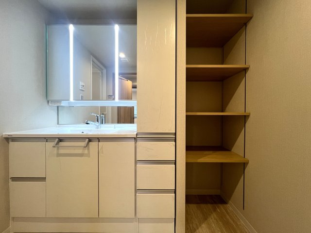 全室５帖以上の５LDK！専有面積113㎡の角部屋の贅沢詰め合わせ！！【リフォーム】フォレストヒルズ三保の独立洗面台