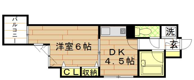 ライオンズマンション四条堀川第2の間取り