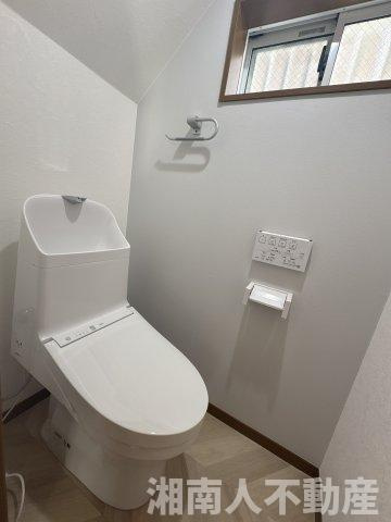 平塚市花水台　中古戸建　のトイレ|コンパクトで使いやすいトイレです