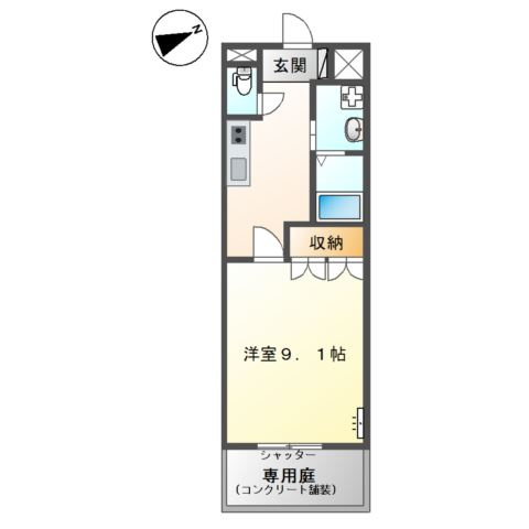 メゾン・ド・ロータスの間取り