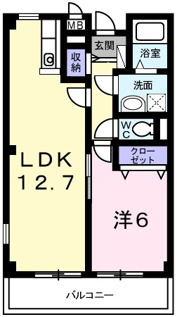 リフティ白水の間取り
