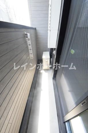 一刻館のバルコニー