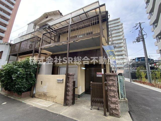 足代北1丁目中古戸建の外観|北東角地！安心の鉄骨造♪オール電化住宅です！