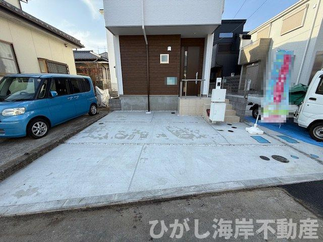 茅ヶ崎市今宿　新築戸建　全4棟　の駐車場|現地外観