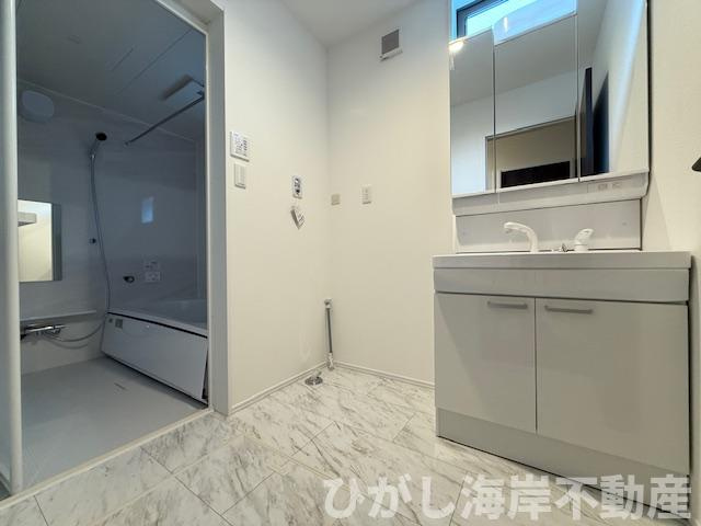 茅ヶ崎市今宿　新築戸建　全4棟　の脱衣所|脱衣スペース