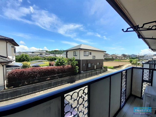 シティコーポ花園のバルコニー|※地震前の写真です