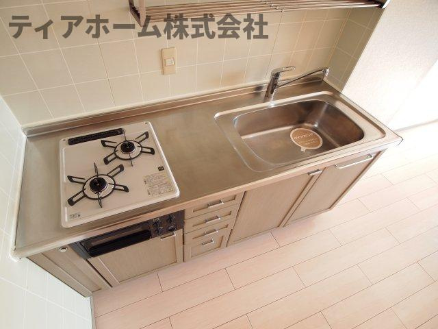 カサベルテC棟のキッチン|使いやすいキッチンです
