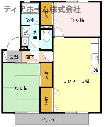 カサベルテC棟の間取り