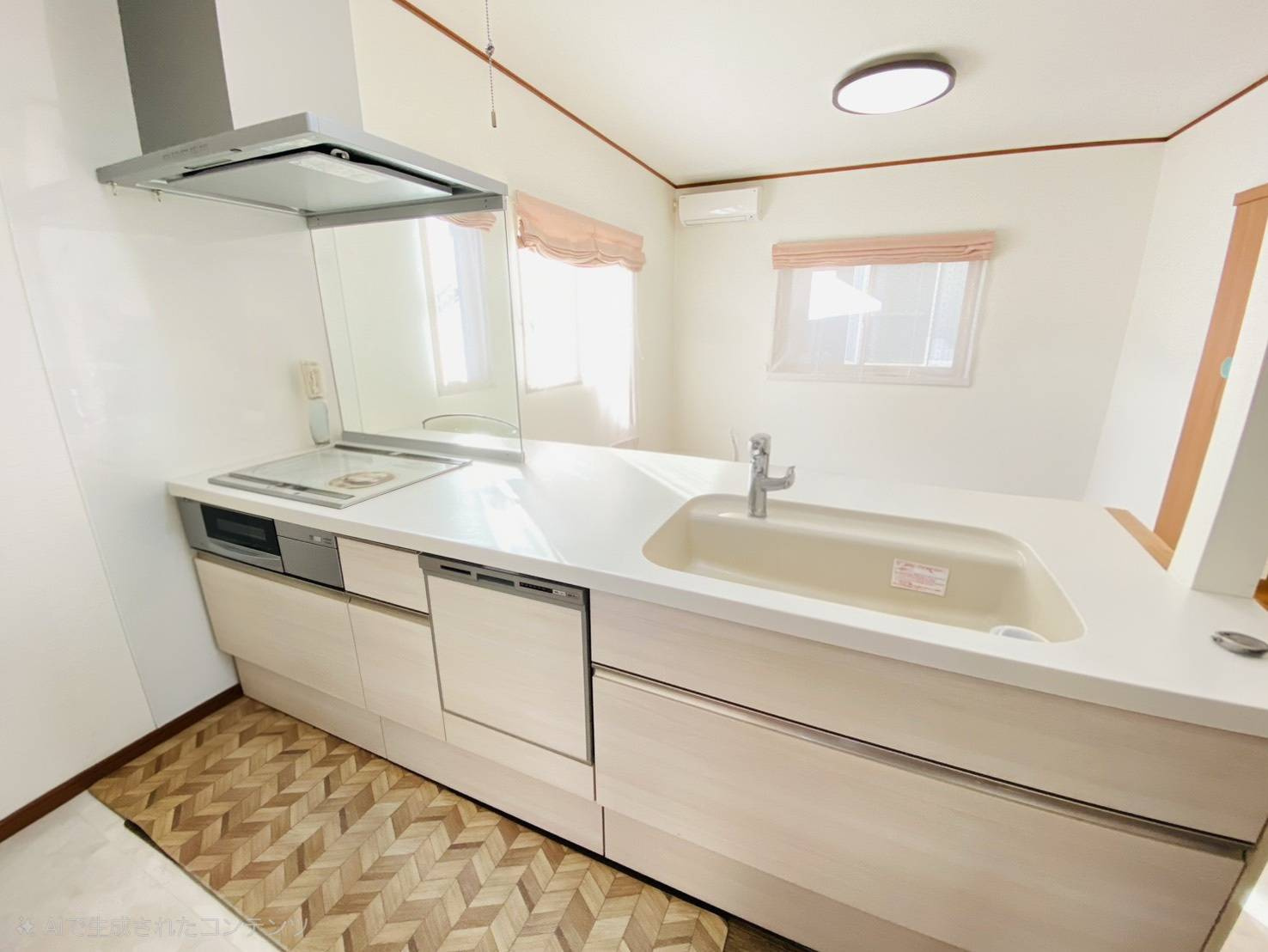 菊陽町津久礼　中古戸建のキッチン|※写真はプライバシー配慮のため、一部修整しています（小物類の削除等）。間取り・設備は現況優先です。