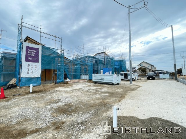 新築建売・新築戸建て　太田新田上江田町　GRAFARE　全6棟の前面道路含む現地写真