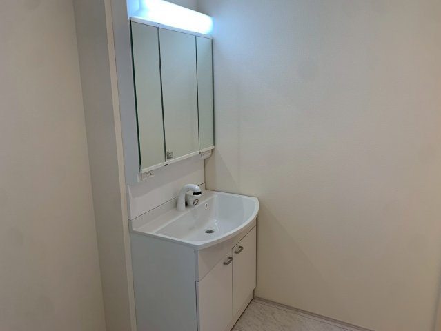 売新築戸建　富士市松本の独立洗面台