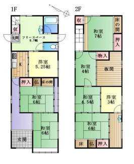 【間取り】 | 守山市守山６丁目　中古戸建