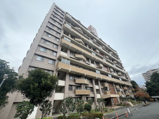 13階からの眺望は圧巻！！晴れていれば富士山も見える！きっと希望も見える！！【リフォーム】若葉台団地1-4号棟の外観