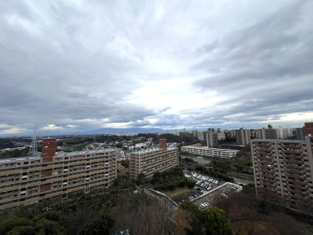 13階からの眺望は圧巻！！晴れていれば富士山も見える！きっと希望も見える！！【リフォーム】若葉台団地1-4号棟の展望