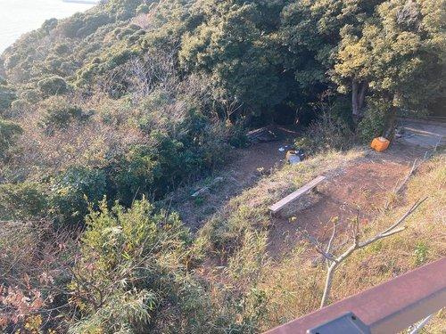 下田市　須崎のその他|見晴台の直下の様子