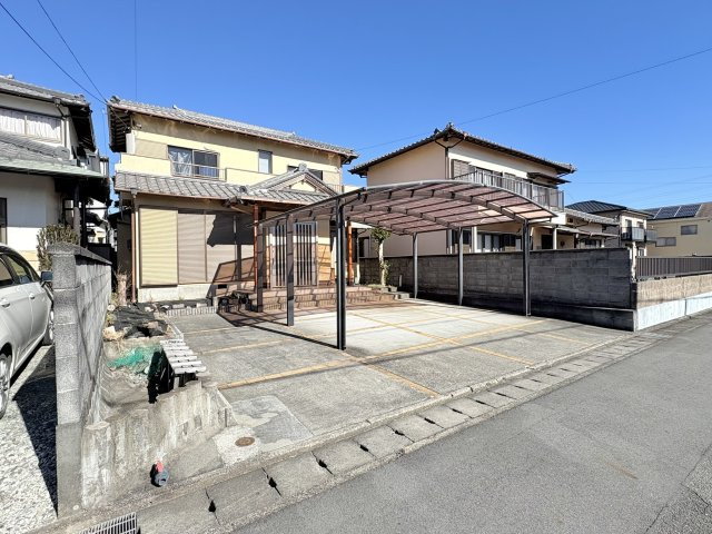 売中古戸建　静岡市清水区蒲原東の外観|59坪の敷地面積で南向きの日当たり良好の物件です。