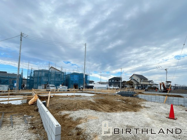 新築建売・新築戸建て　太田新田上江田町　GRAFARE　全6棟の前面道路含む現地写真