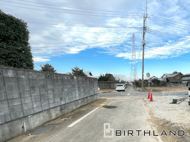 新築建売・新築戸建て　太田新田上江田町　GRAFARE　全6棟の前面道路含む現地写真
