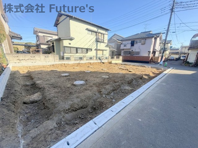 三郷市東町　新築平屋戸建　全1棟の外観|現地の写真になります。