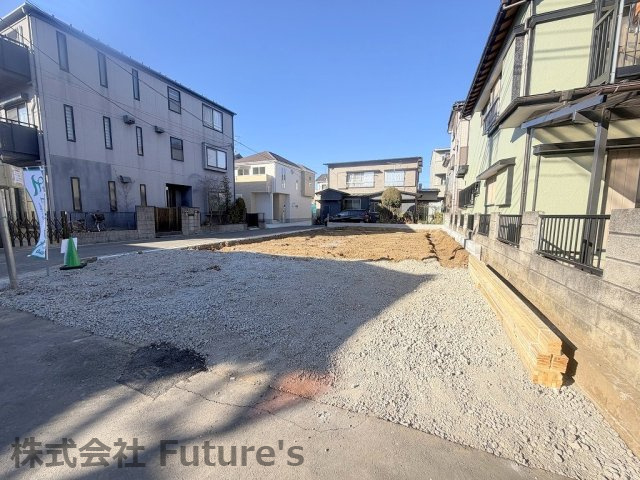 三郷市東町　新築平屋戸建　全1棟の外観|現地の写真になります。