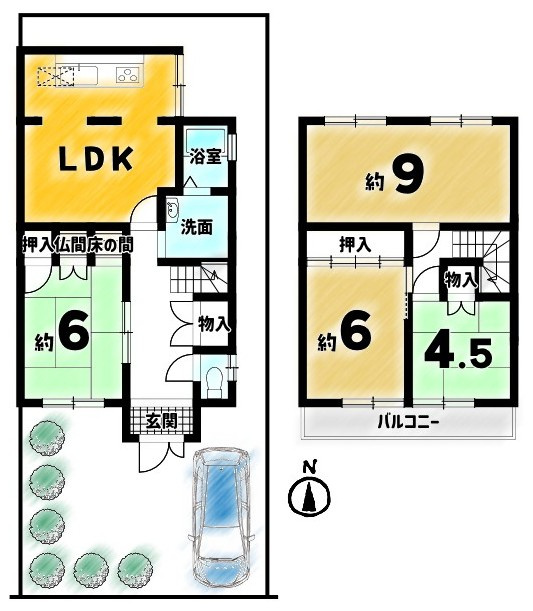 大枝北福西町3丁目